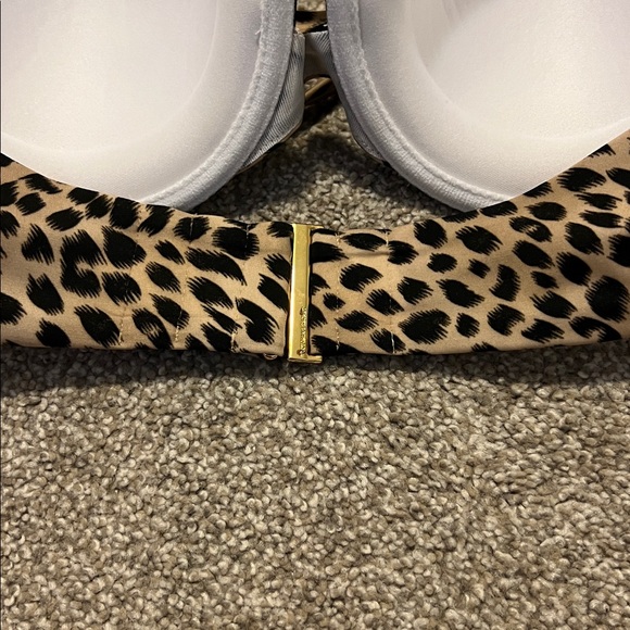 Victorias Secret Leopard Print Push-Up Swim Suit Top - Picture 6 of 9